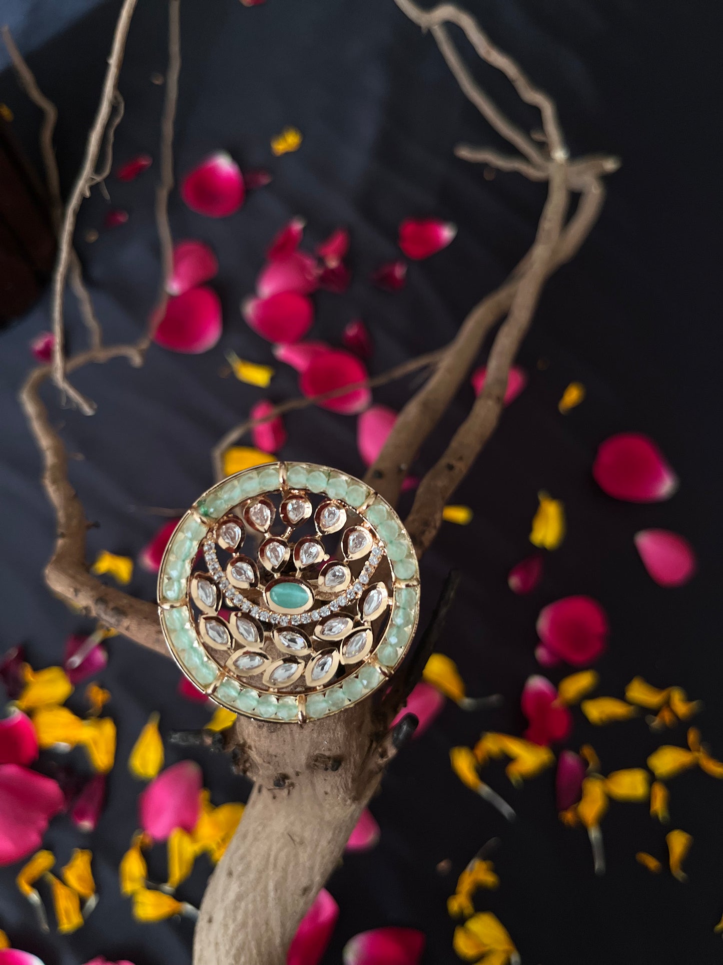 Uncut Polki Ring