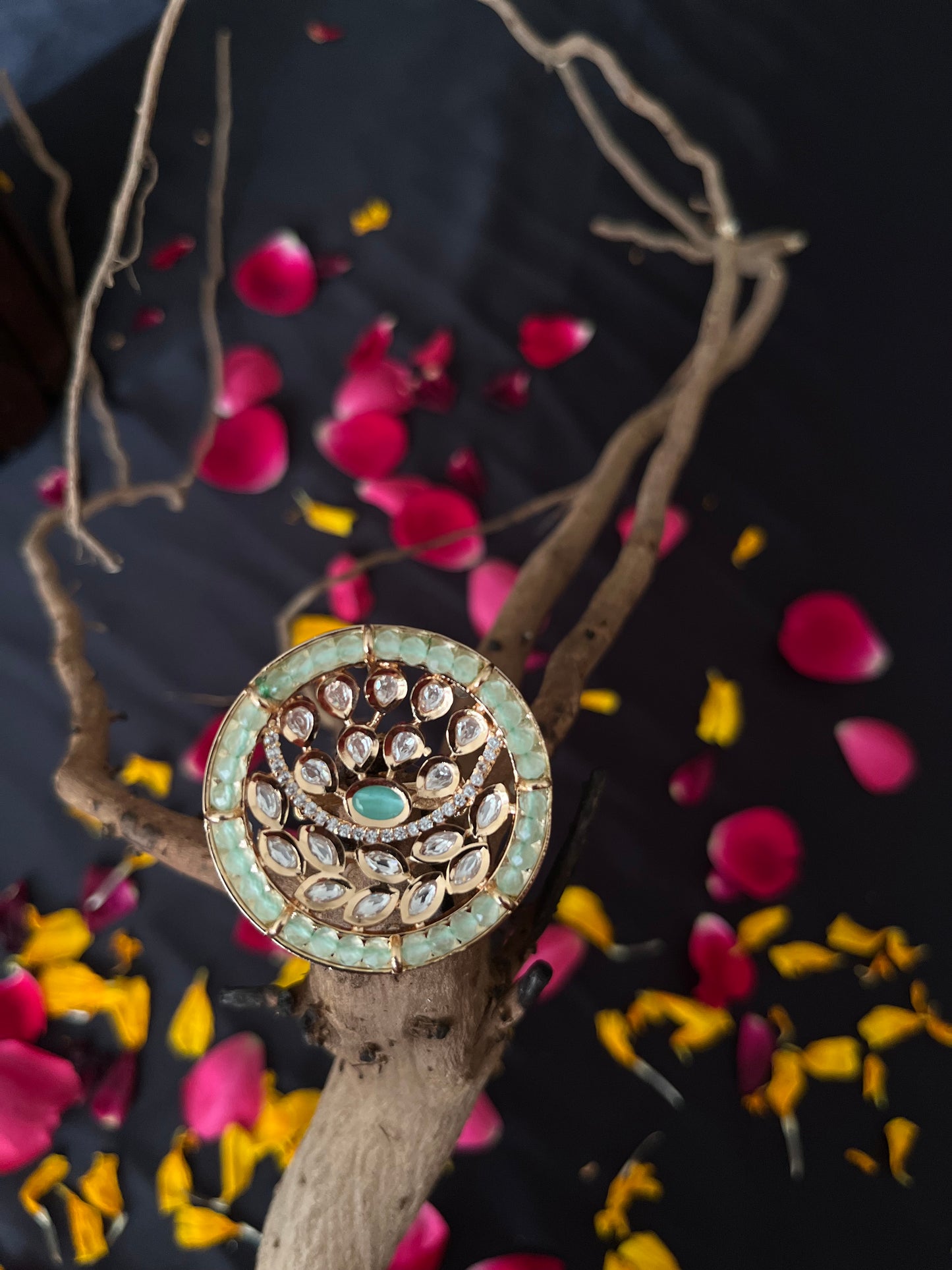 Uncut Polki Ring