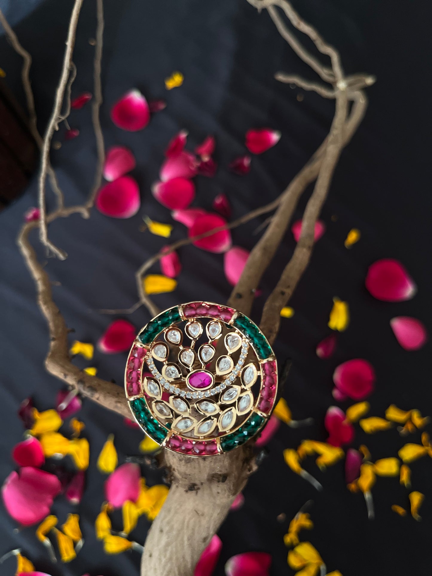Uncut Polki Ring