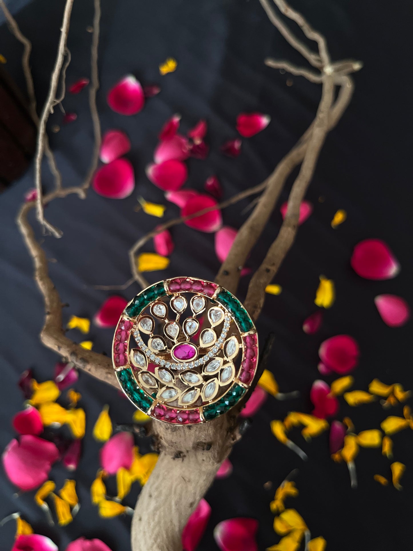 Uncut Polki Ring