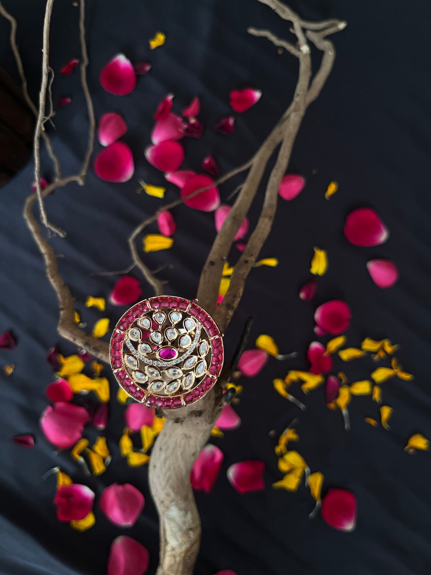 Uncut Polki Ring