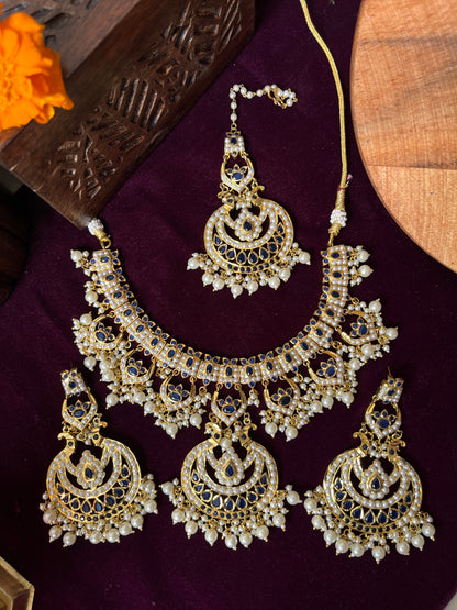 Hyderabadi Nizami Jadau Semi Bridal Set