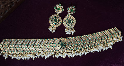 Hyderabadi nizami jadau choker