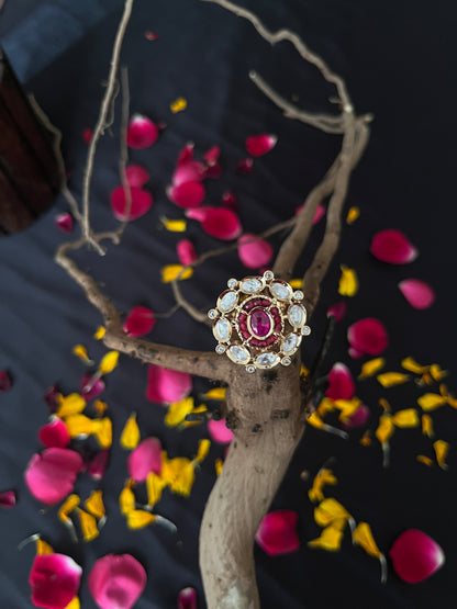 Kundan Polki Ring