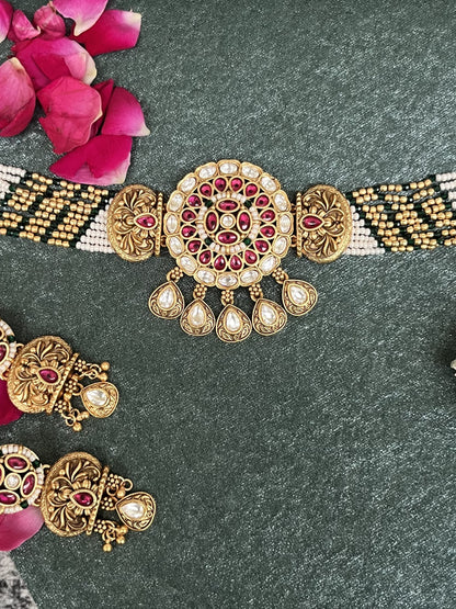 Royal Rajwadi neck choker