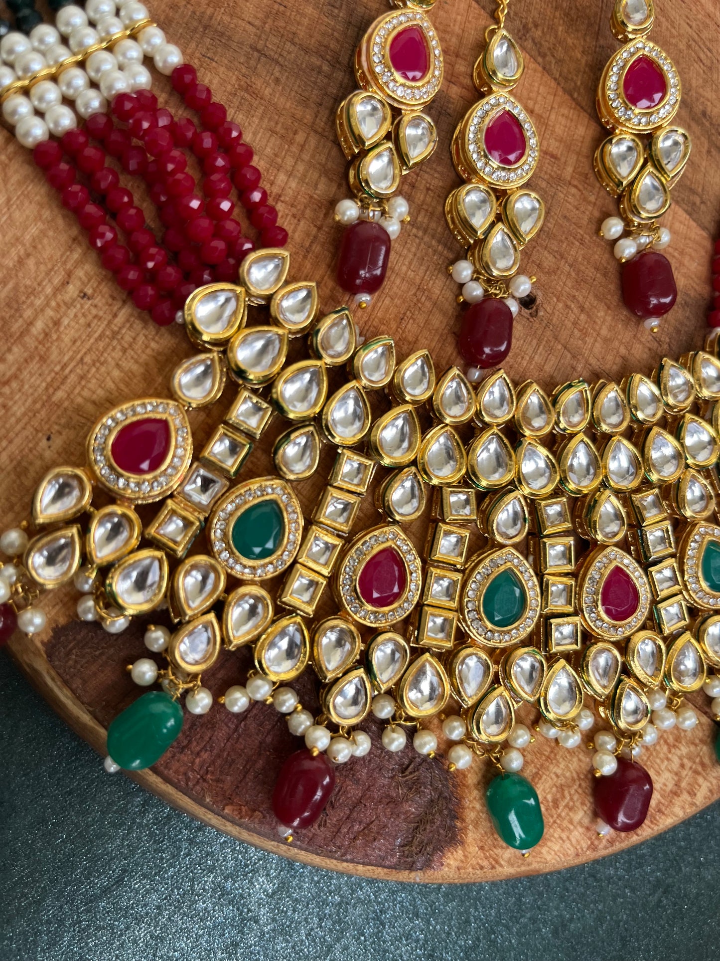 Meenakari kundan choker