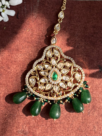 Premium parab kundan Mang tika