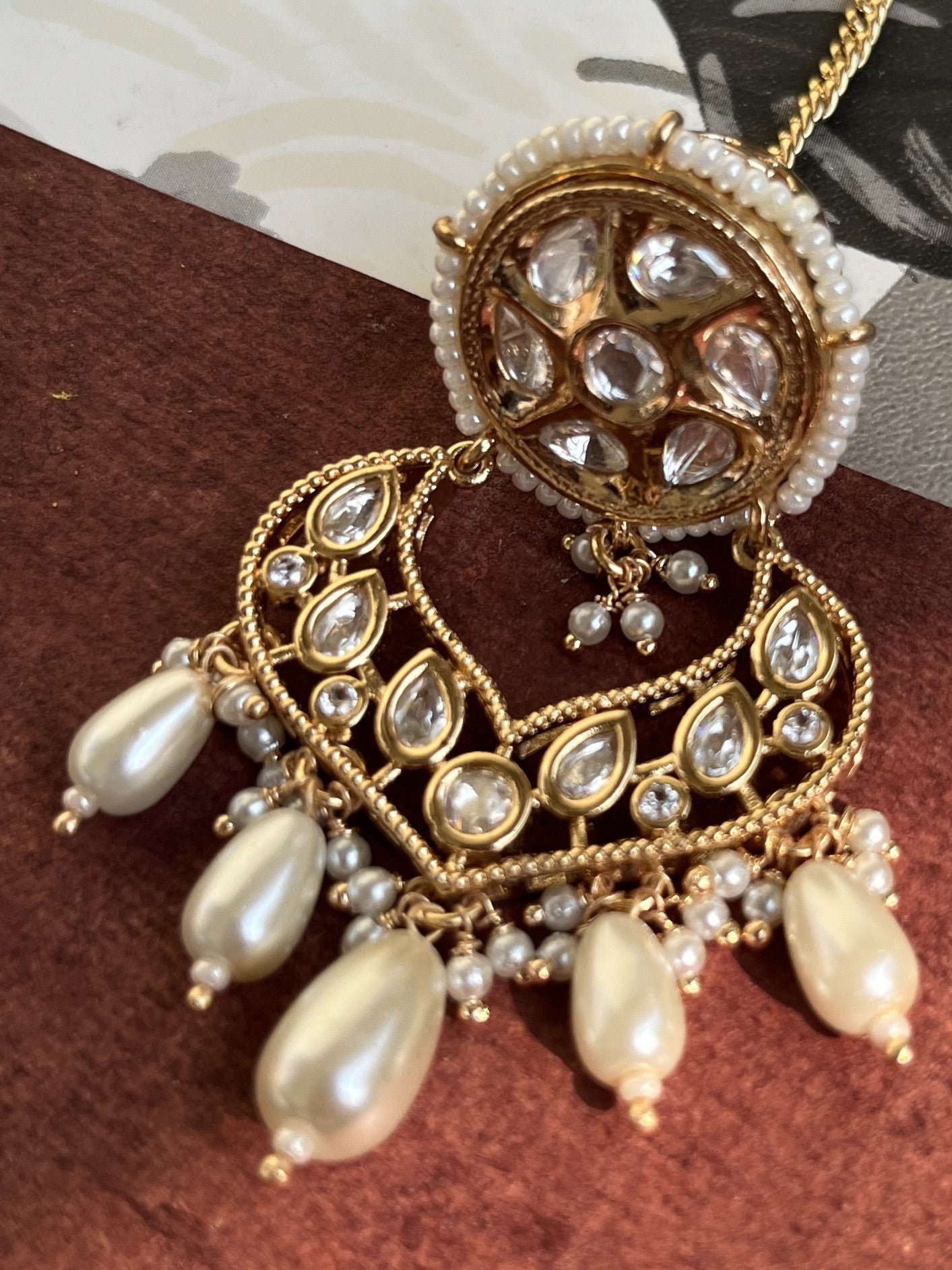 Premium parab kundan Rajasthani borla