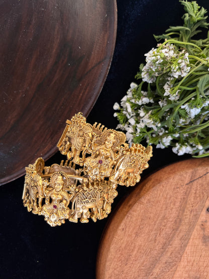 Gaj laxmi golden bangles