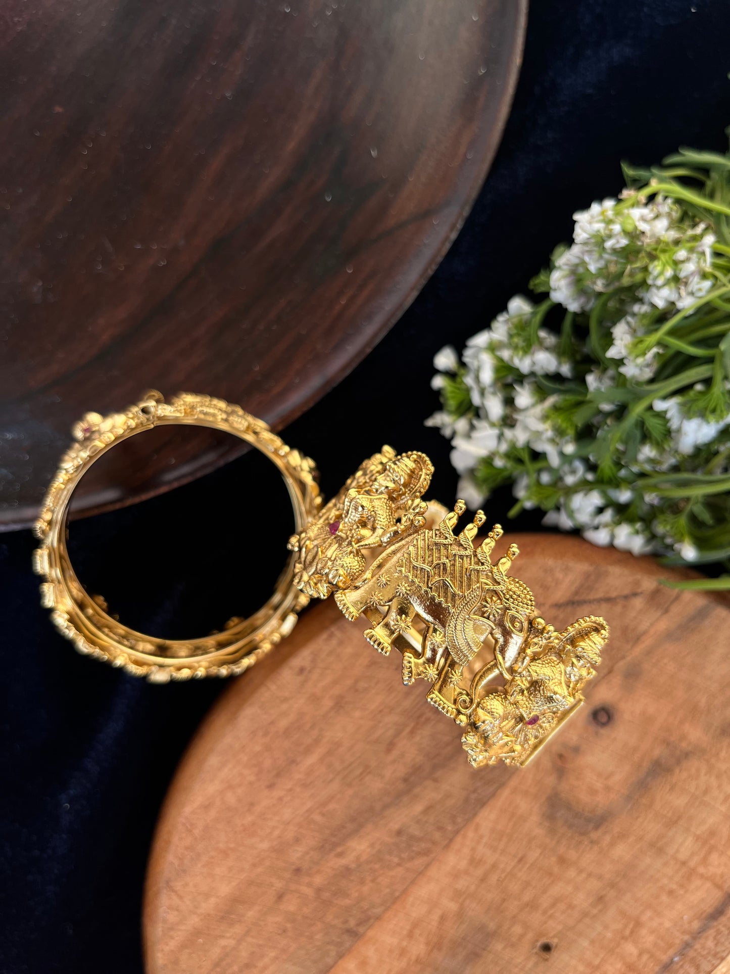 Gaj laxmi golden bangles